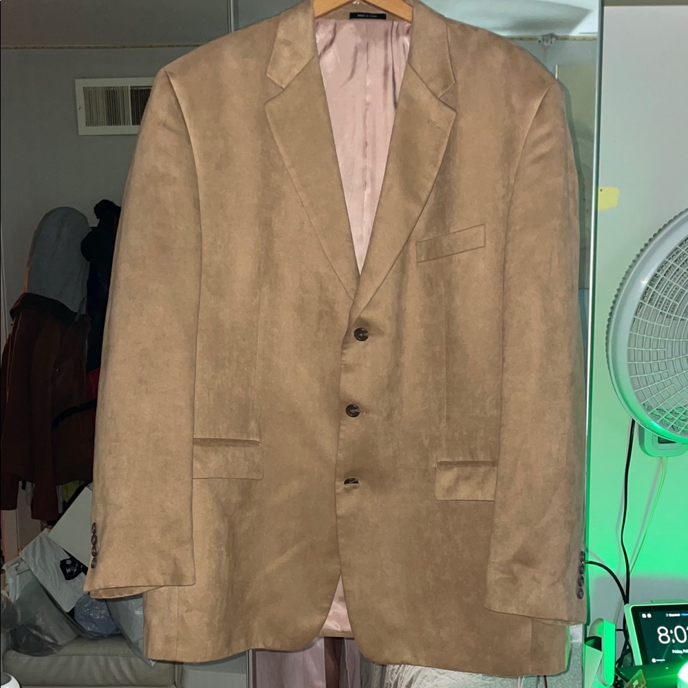 CHAPS Men’s Big & Tall Tan Blazer